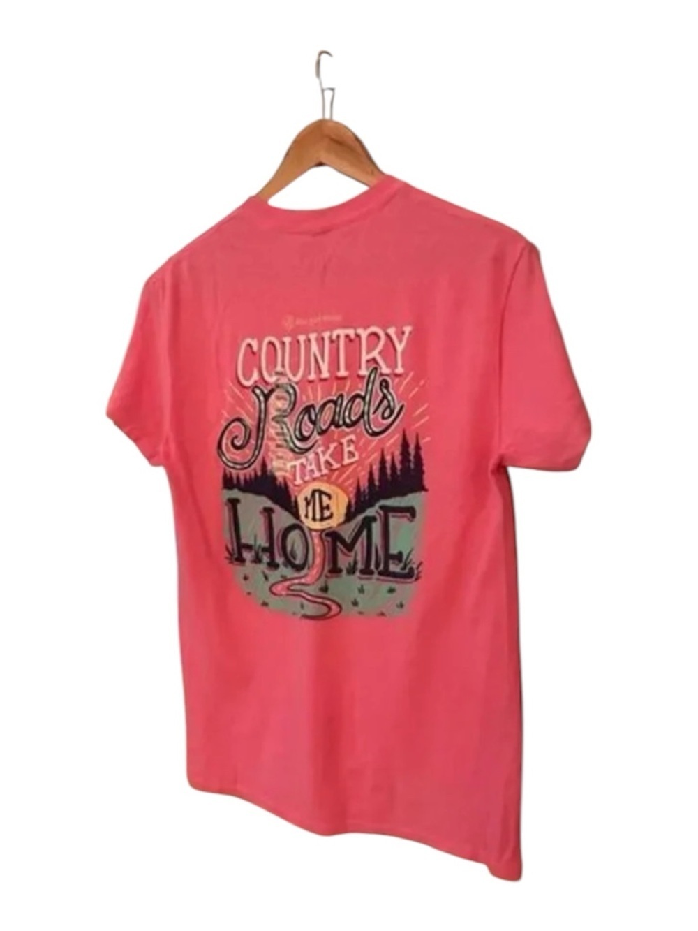 It’s a Girl Thing Country Road T‎ Shirt Pink NWT Size Small